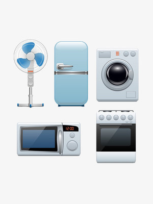 家用卡通電器矢量圖的魅力與應用